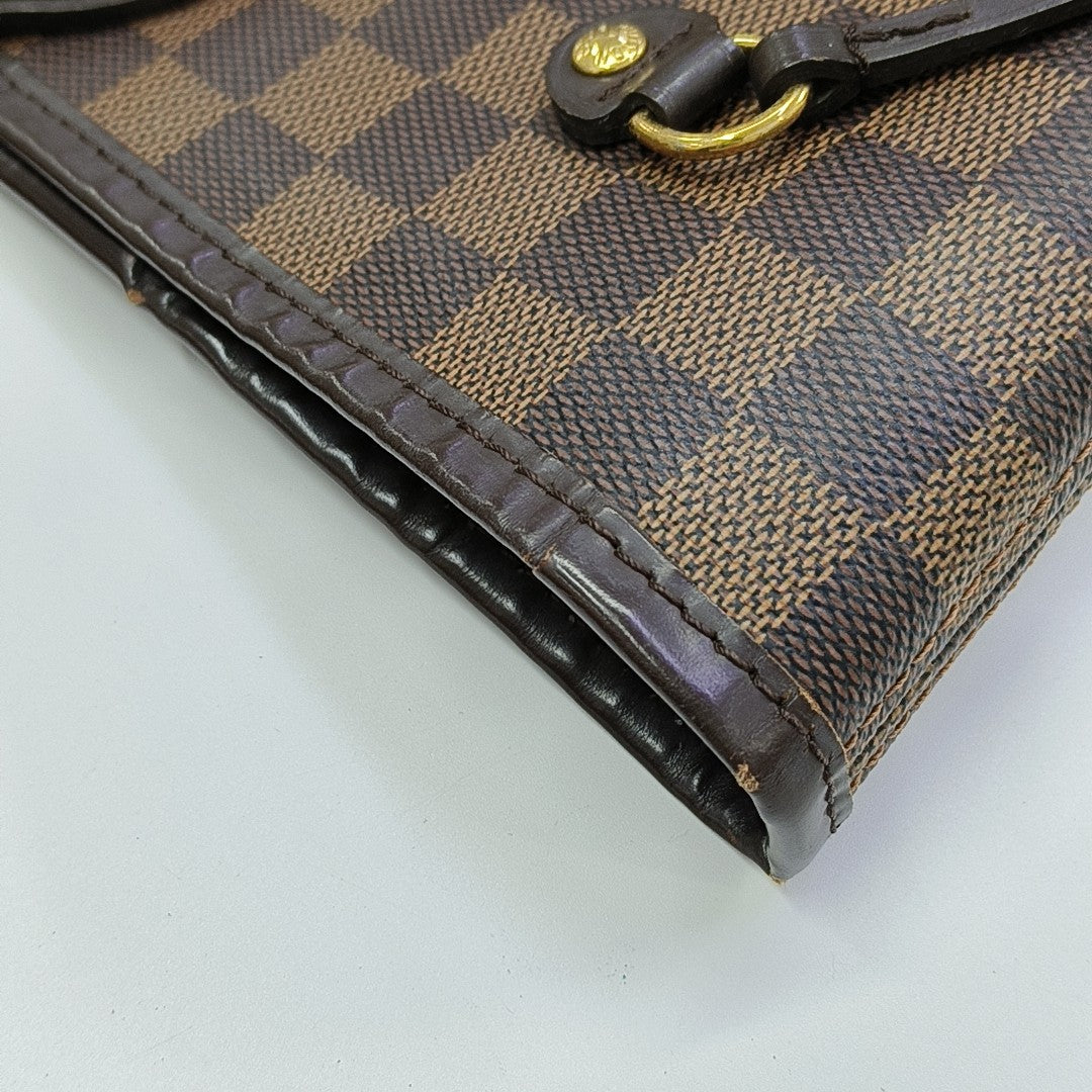 NEVERFULL MM Damier Ebene Coated Canvas Brown