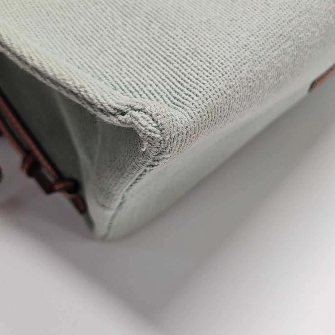 Cushion Small Canvas Green