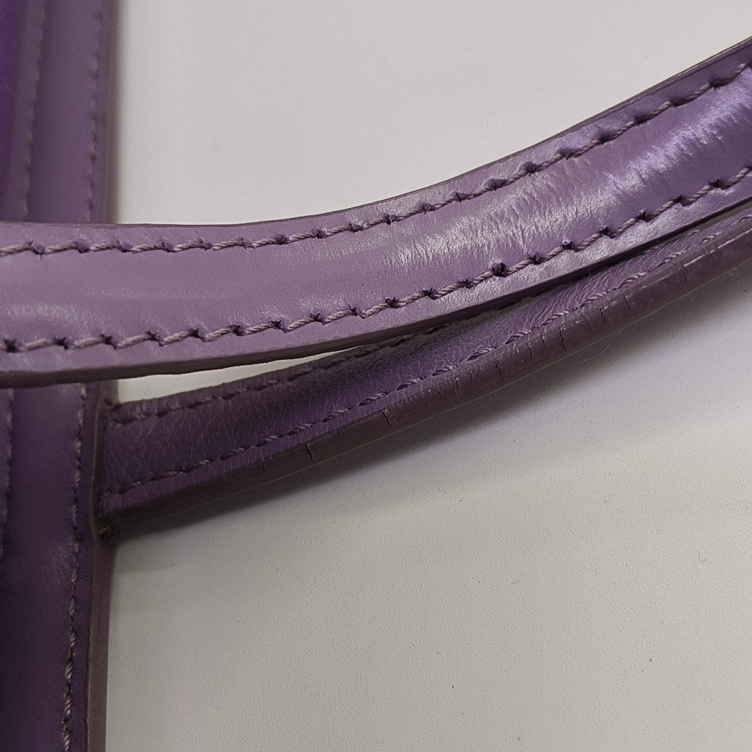 Special Material Tote Bag Purple