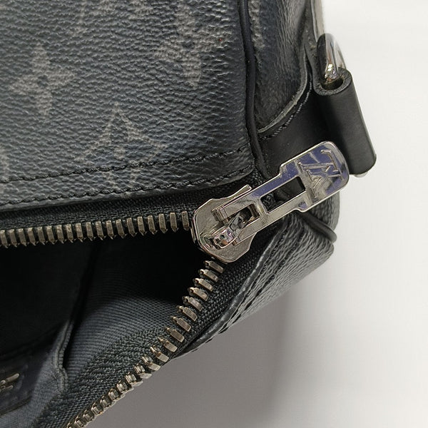 KEEPALL 45 Monogram Coated Canvas Black