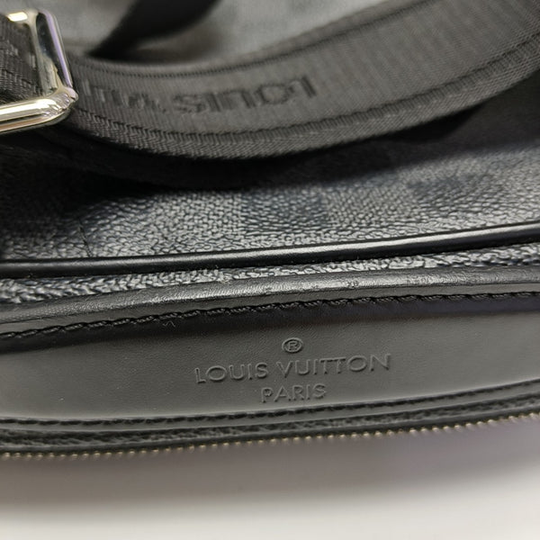 AMBLER Damier Graphite Coated Canvas Black