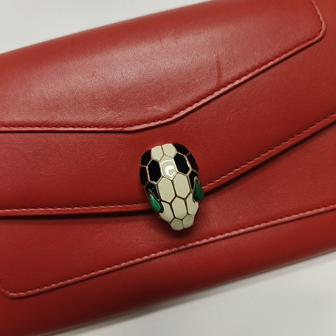 SERPENTI FOREVER Calfskin Red