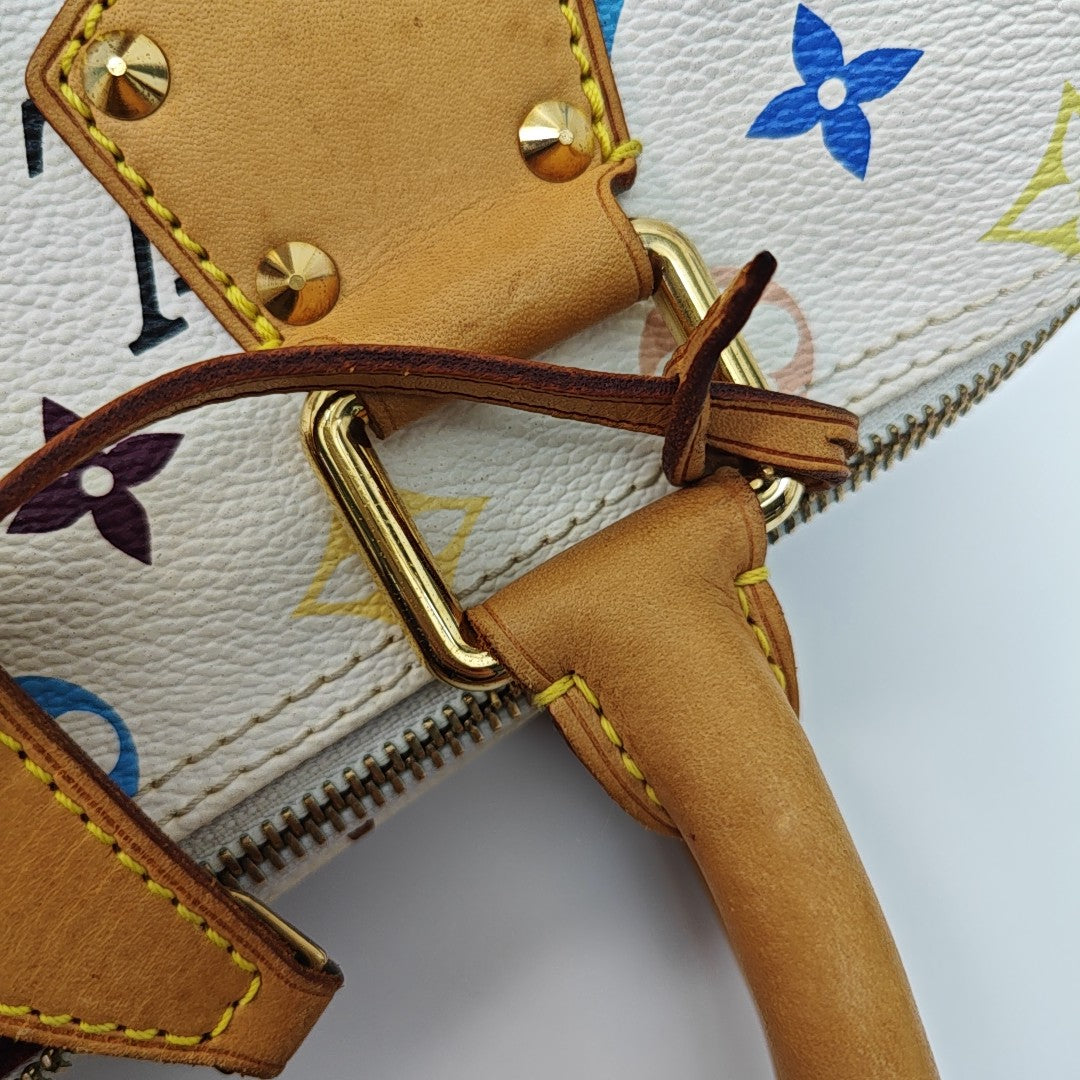 SPEEDY 30 Monogram Coated Canvas White