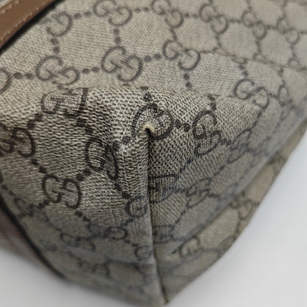 GG Supreme Monogram Coated Canvas Black