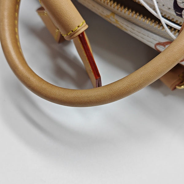 LV × TM HANDBAG EAST WEST Monogram Coated Canvas White