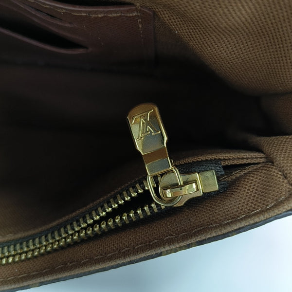 IVY Monogram Coated Canvas Brown