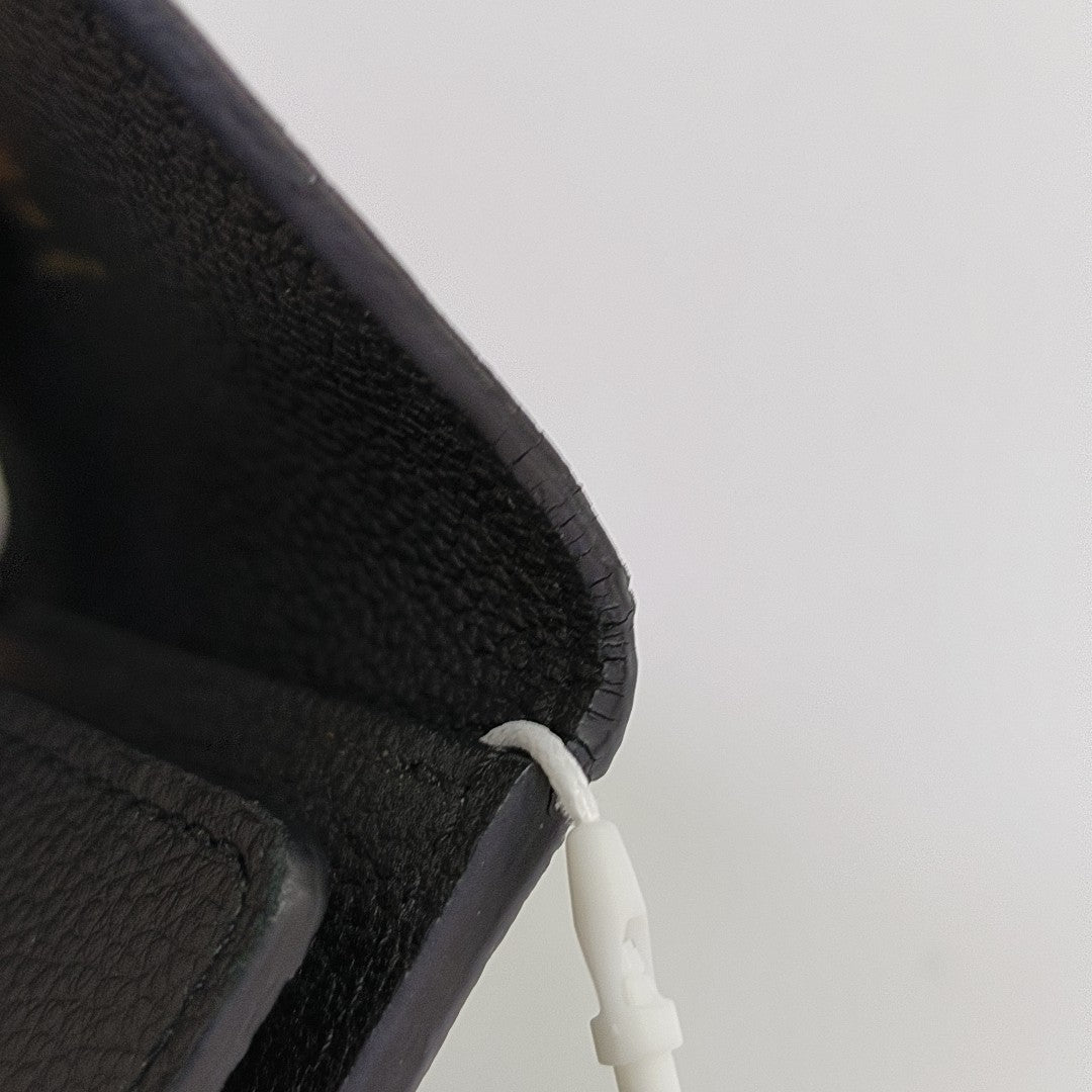 Monogram Calfskin Wallet Black