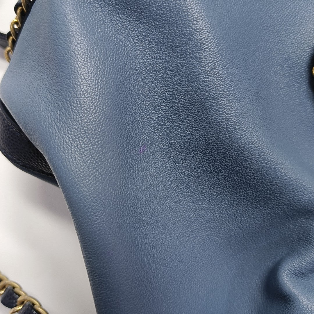 Quilted Lambskin Bucket Bag Multicolor