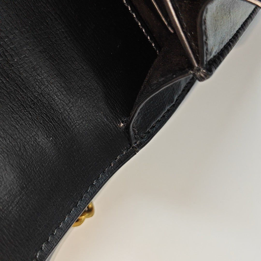 SUNSET Medium Calfskin Black