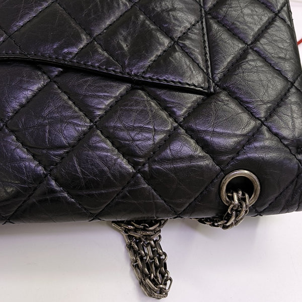 2.55 227 Quilted Calfskin Black