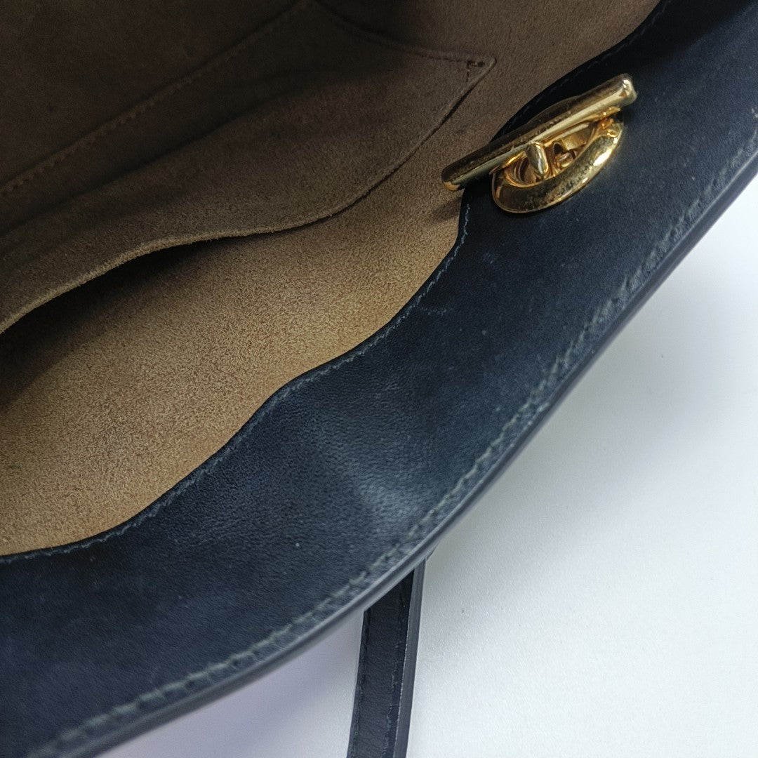 Padlock Small Monogram Coated Canvas Beige