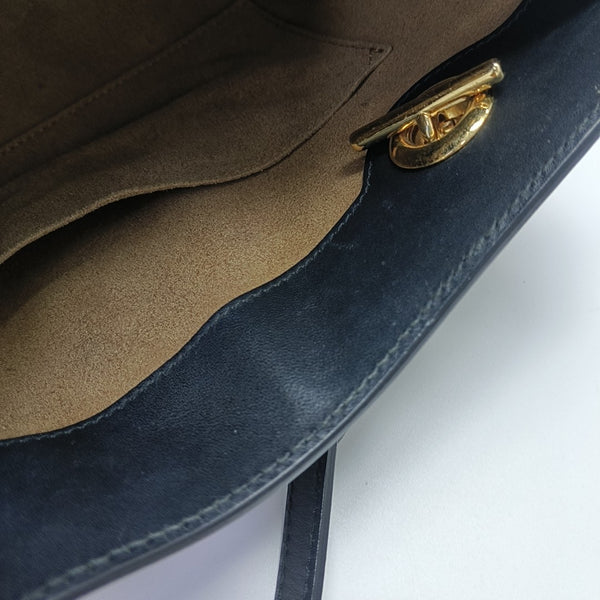 Padlock Small Monogram Coated Canvas Beige