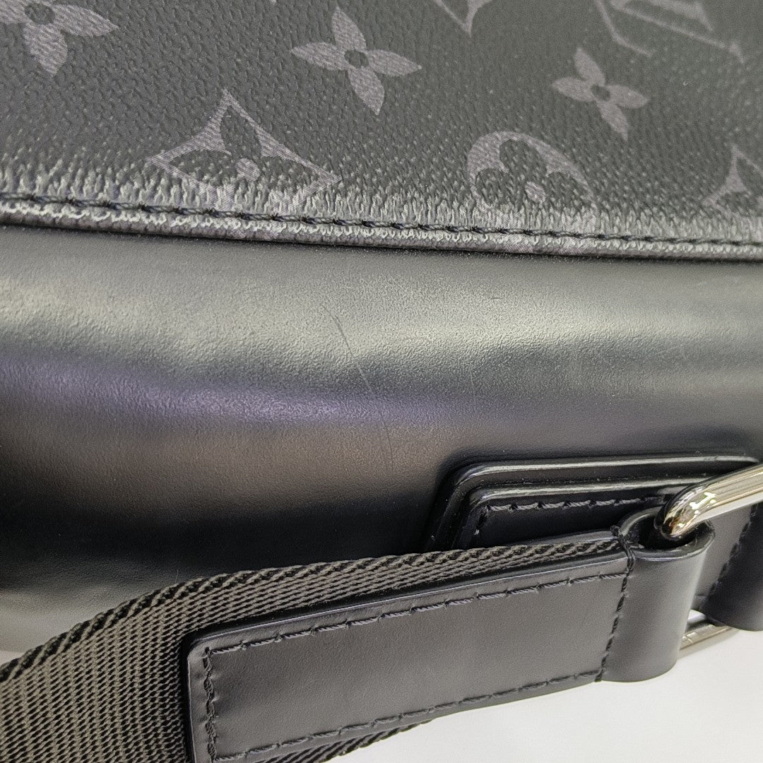 VOYAGER PM Monogram Coated Canvas Black