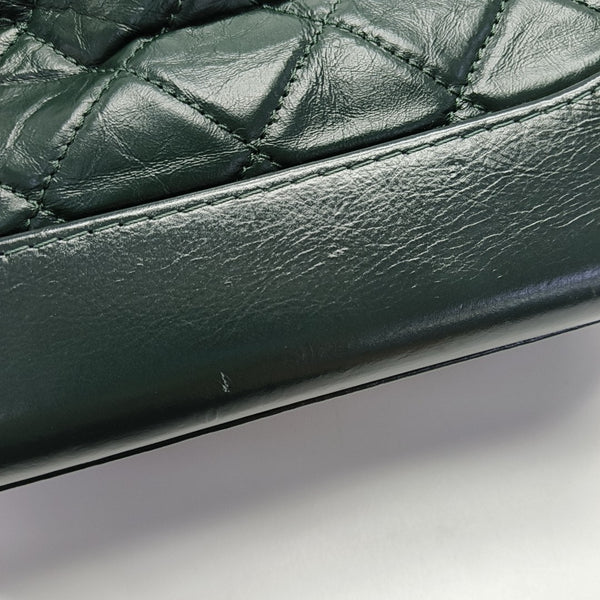 GABRIELLE Small Quilted Calfskin Green