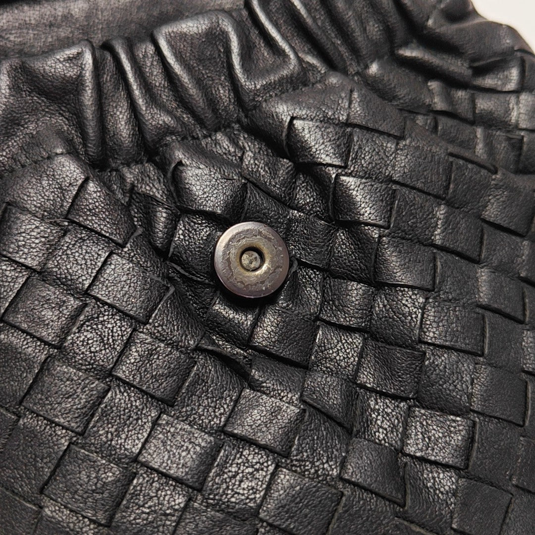 Calfskin Shoulder Bag Black