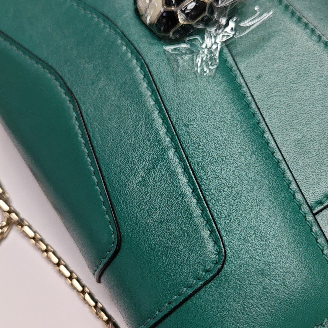 SERPENTI FOREVER Small Calfskin Green