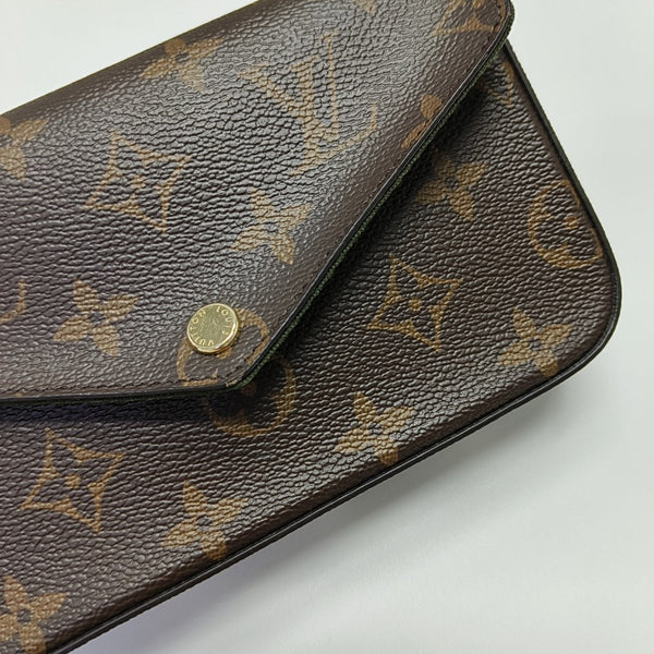 FÉLICIE Monogram Coated Canvas Brown