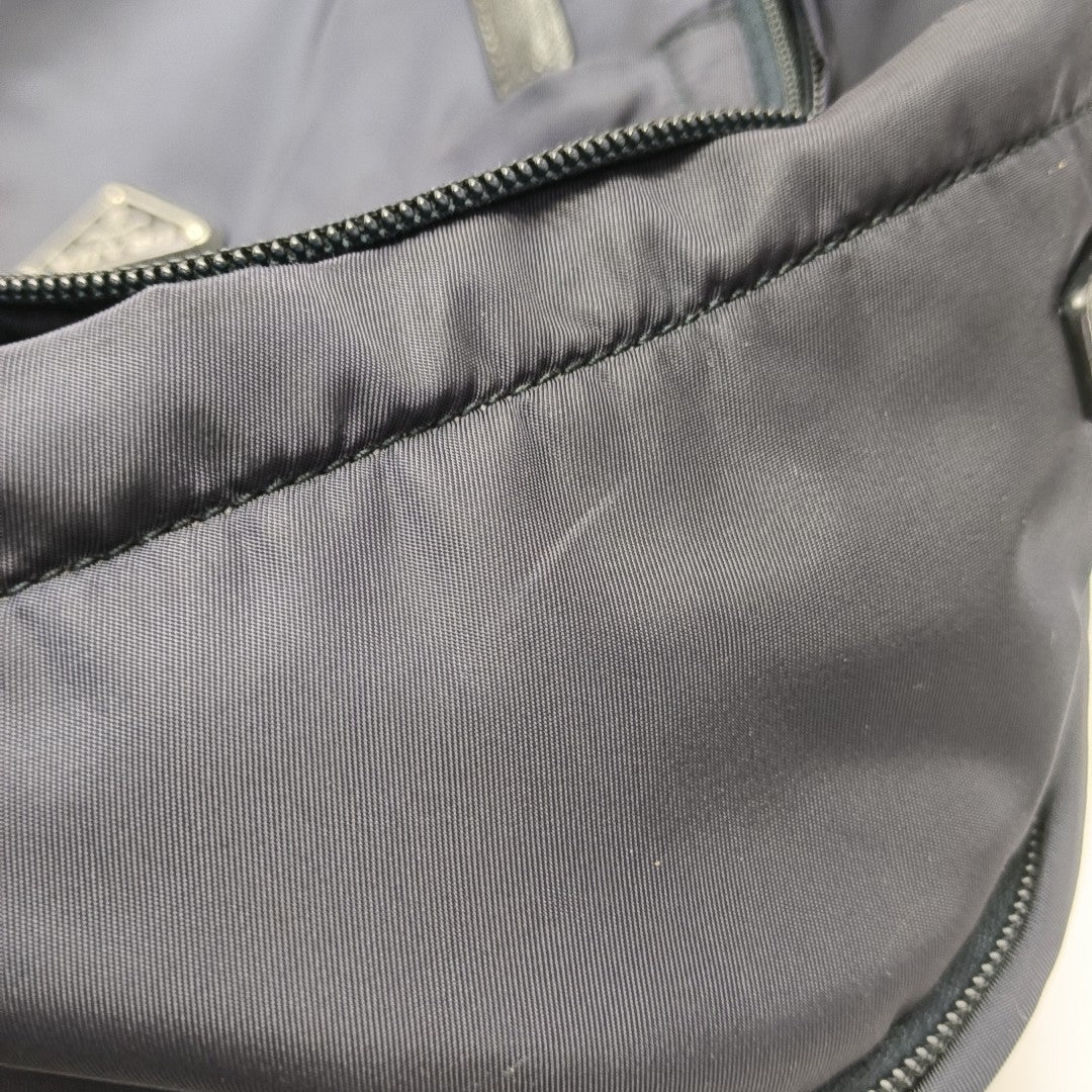 Nylon Backpack Blue