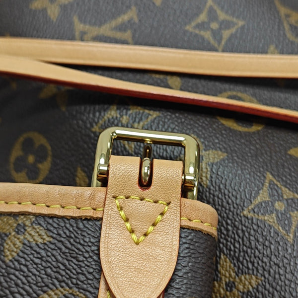 CARRYALL MM Monogram Coated Canvas Brown