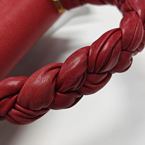 Calfskin Shoulder Bag Red