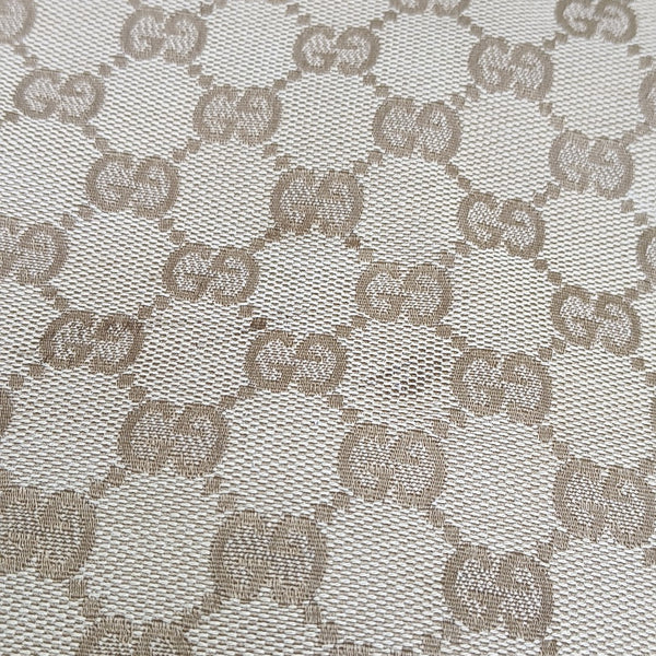 Monogram Canvas Shoulder Bag Beige