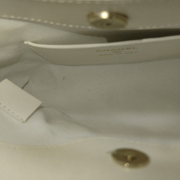 CHANEL 31 Mini Quilted Lambskin White