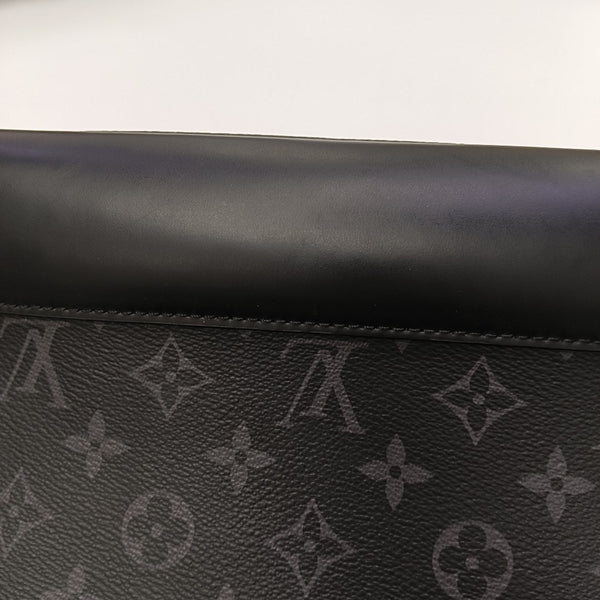 VOYAGER PM Monogram Coated Canvas Black