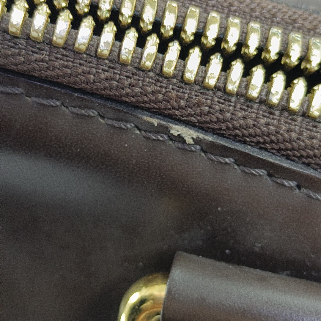 VERONA PM Lona Damier Ebene Marrón
