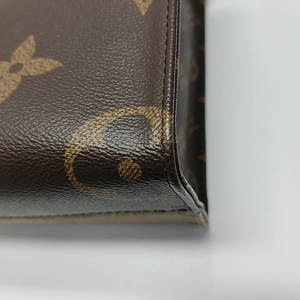 ONTHEGO PM Monogram Coated Canvas Brown