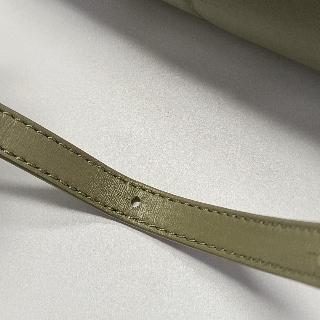 Puzzle Fold Mini Calfskin Green