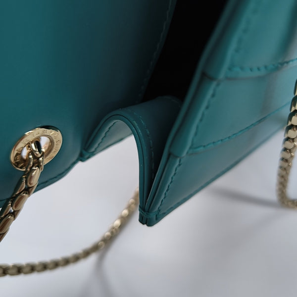 SERPENTI FOREVER Small Calfskin Blue