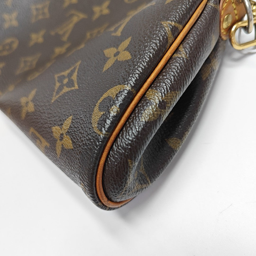 EVA Monogram Coated Canvas Brown