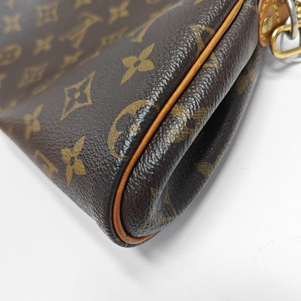 EVA Monogram Coated Canvas Brown