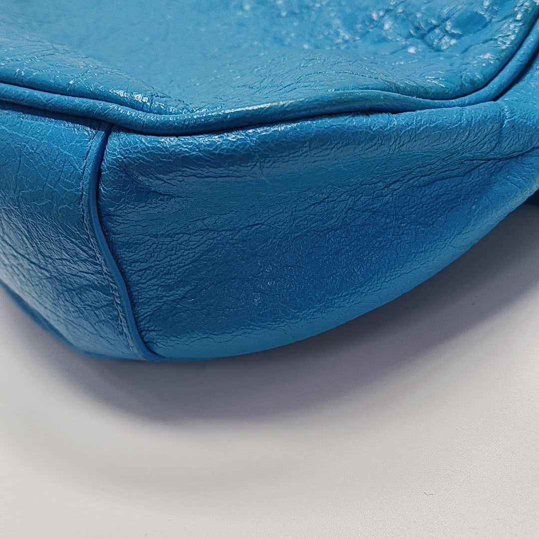 Le Cagole Mini Lambskin Blue