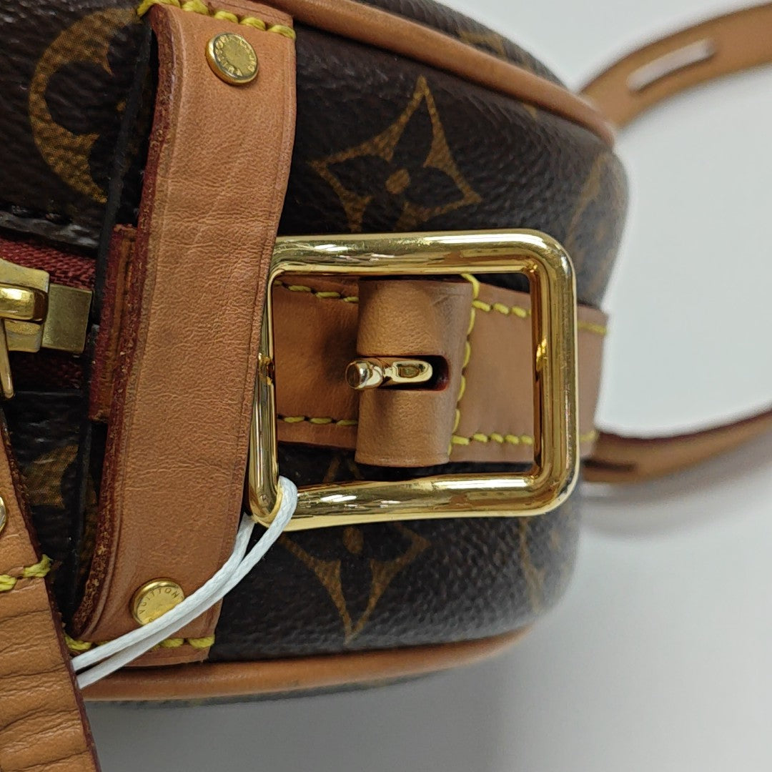 BOITE CHAPEAU PM Monogram Coated Canvas Brown