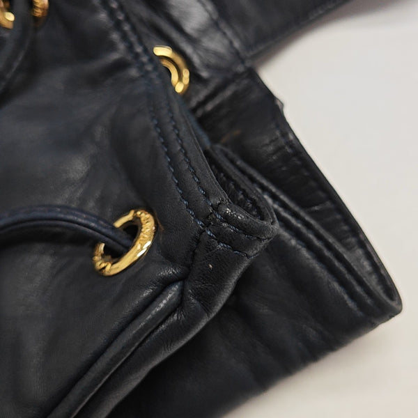 Lambskin Backpack Blue