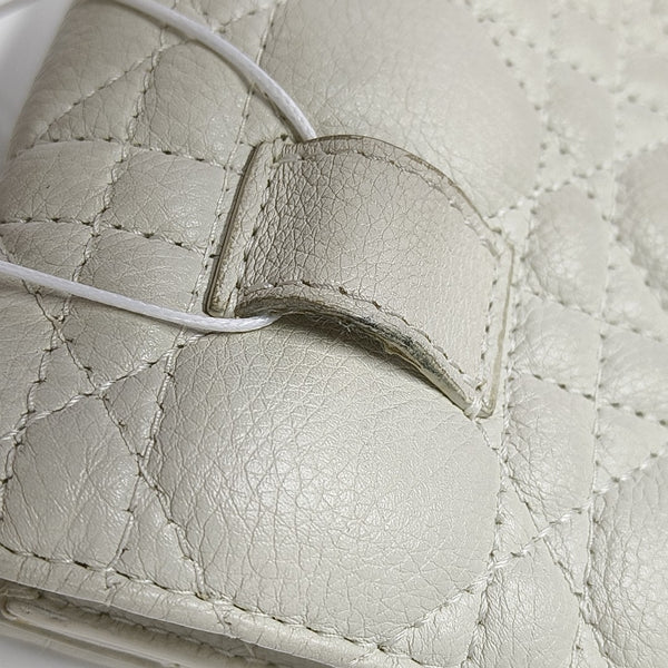 Cannage Calfskin Belt Bag White
