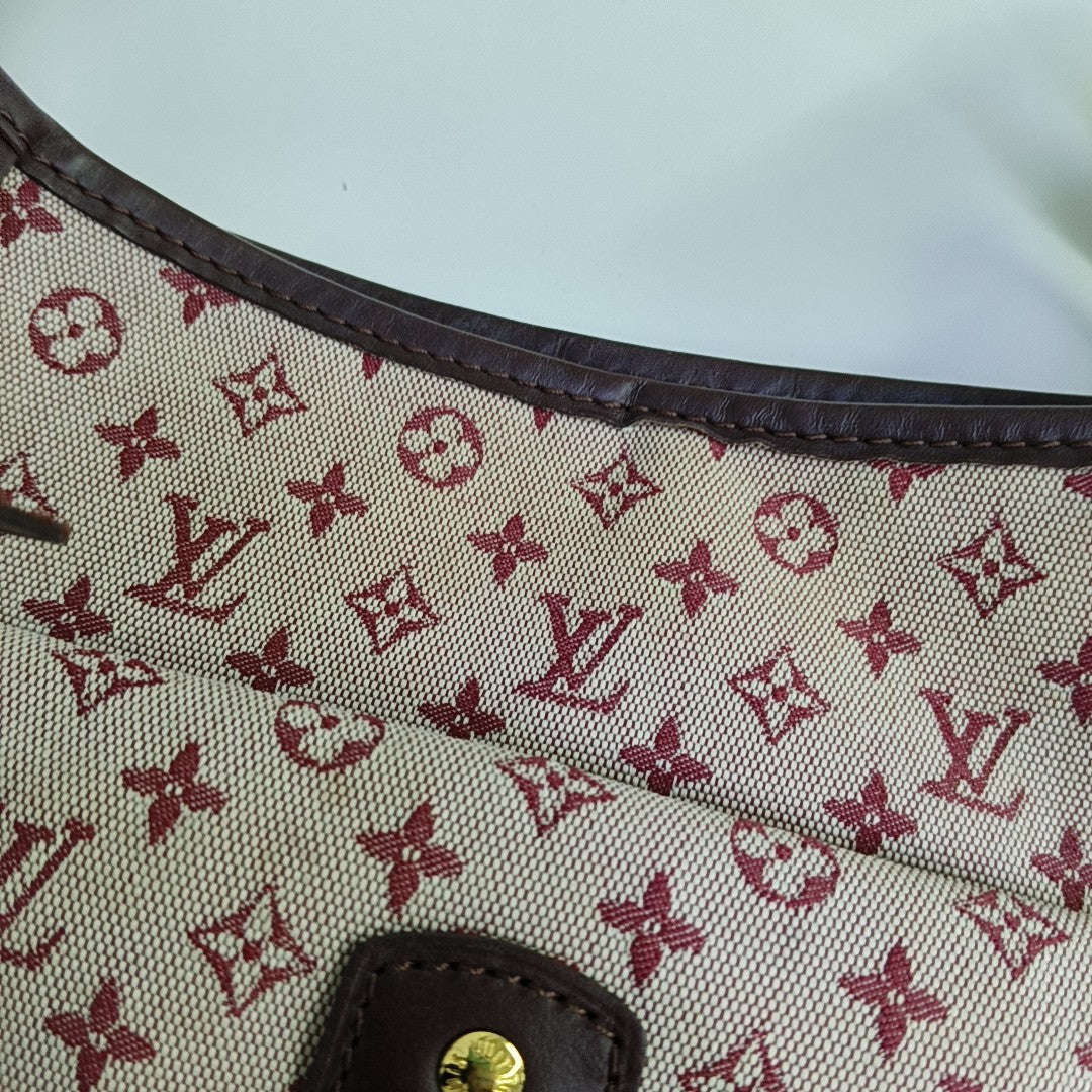 MARY KATE Monogram Canvas Red