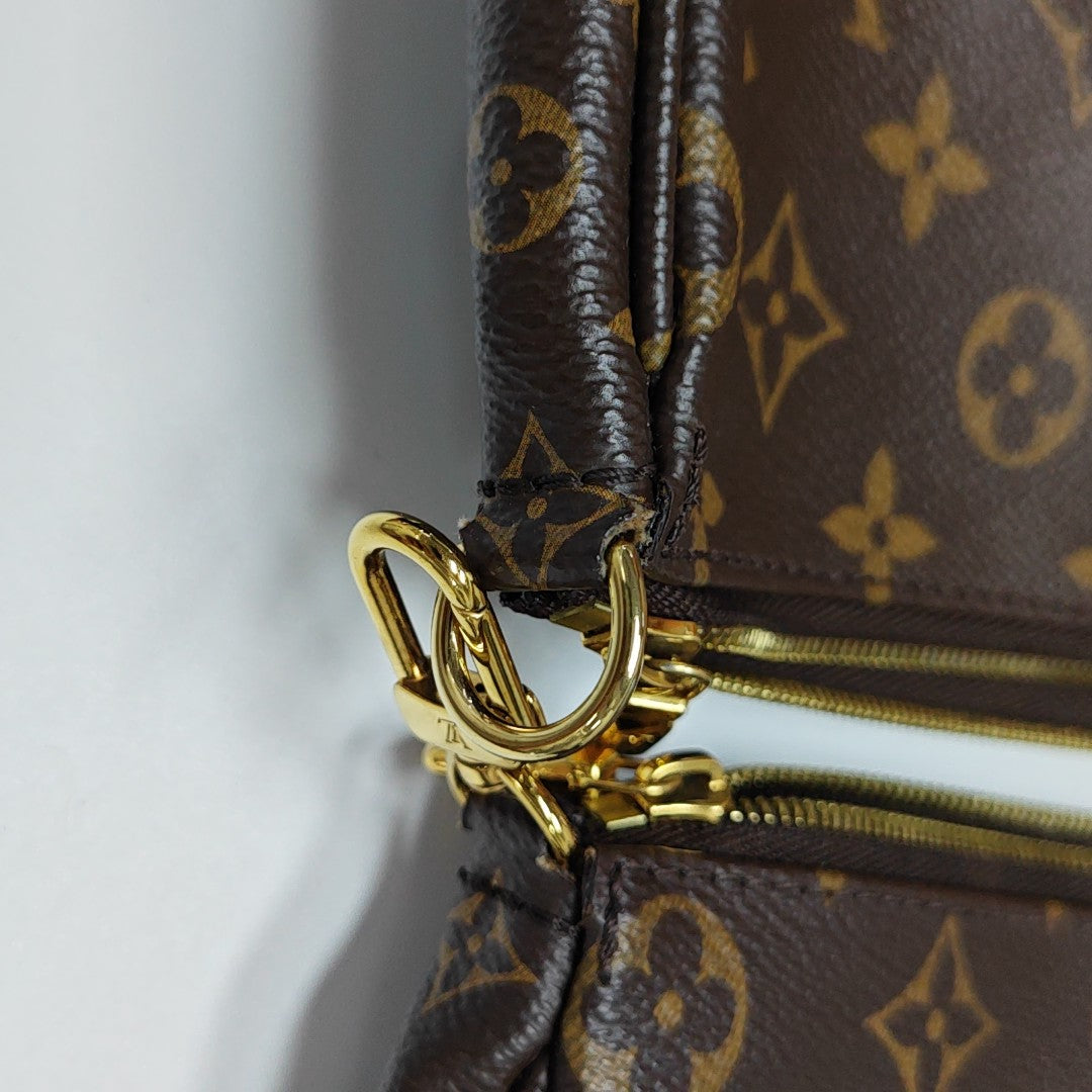 MULTI Monogram Coated Canvas Brown