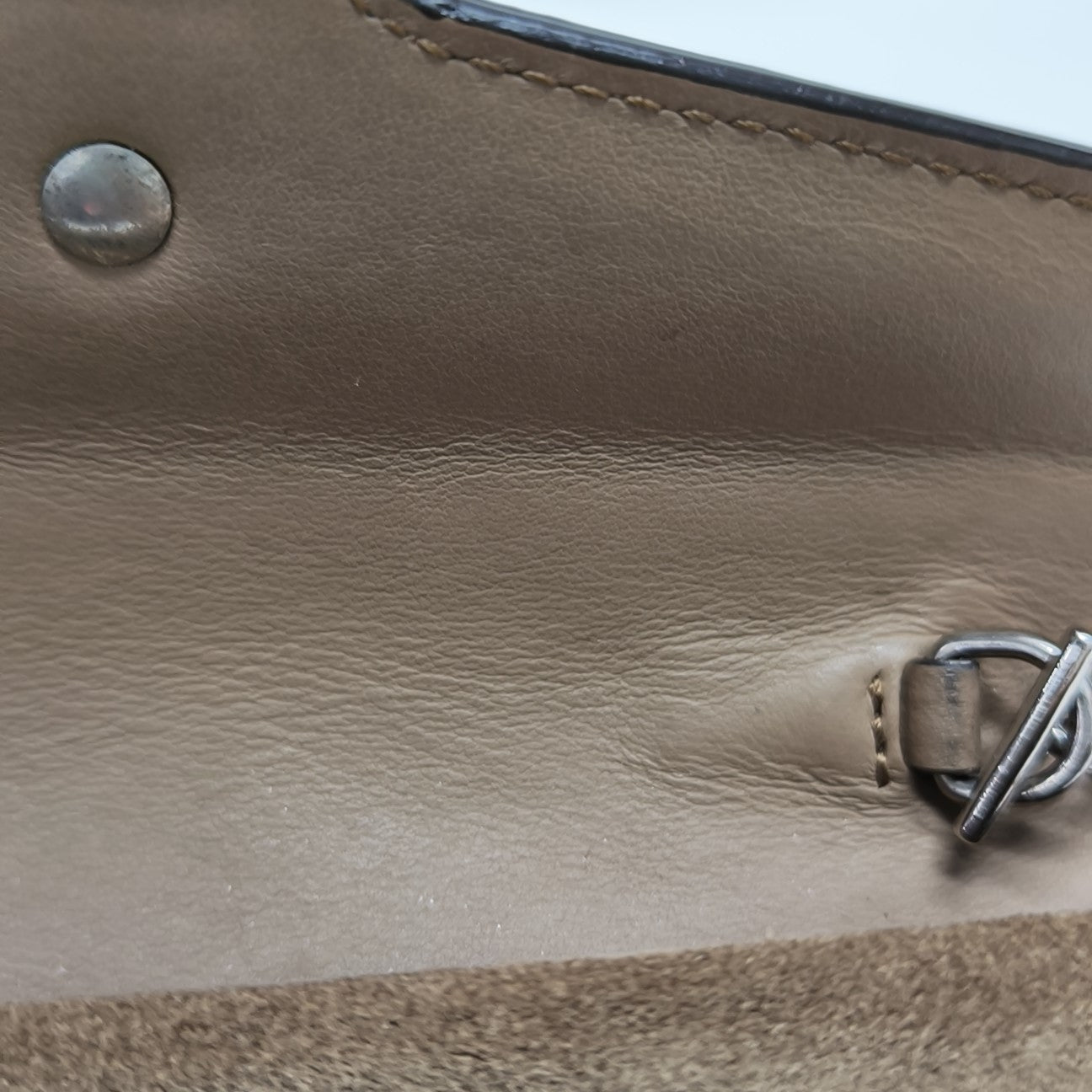 Dionysus Super Mini Monogram Coated Canvas Beige