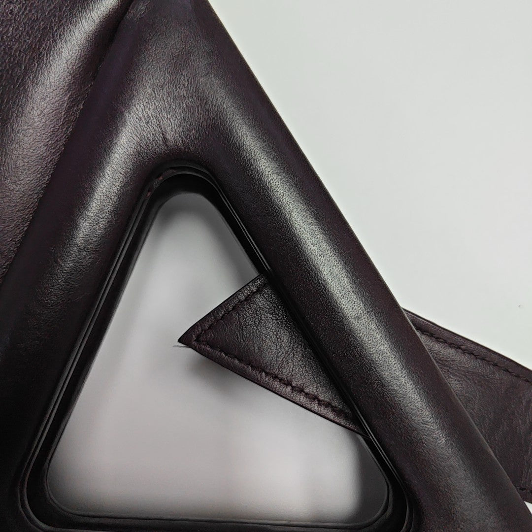 The Triangle Calfskin Purple
