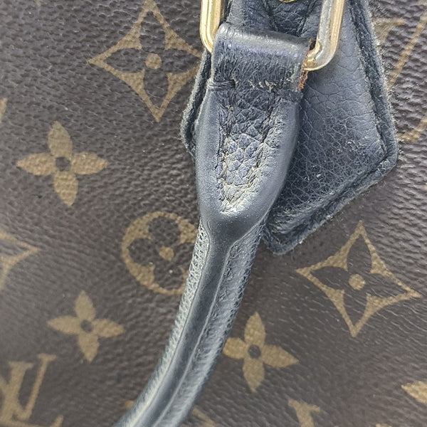 ALMA BNB MM Monogram Coated Canvas Brown