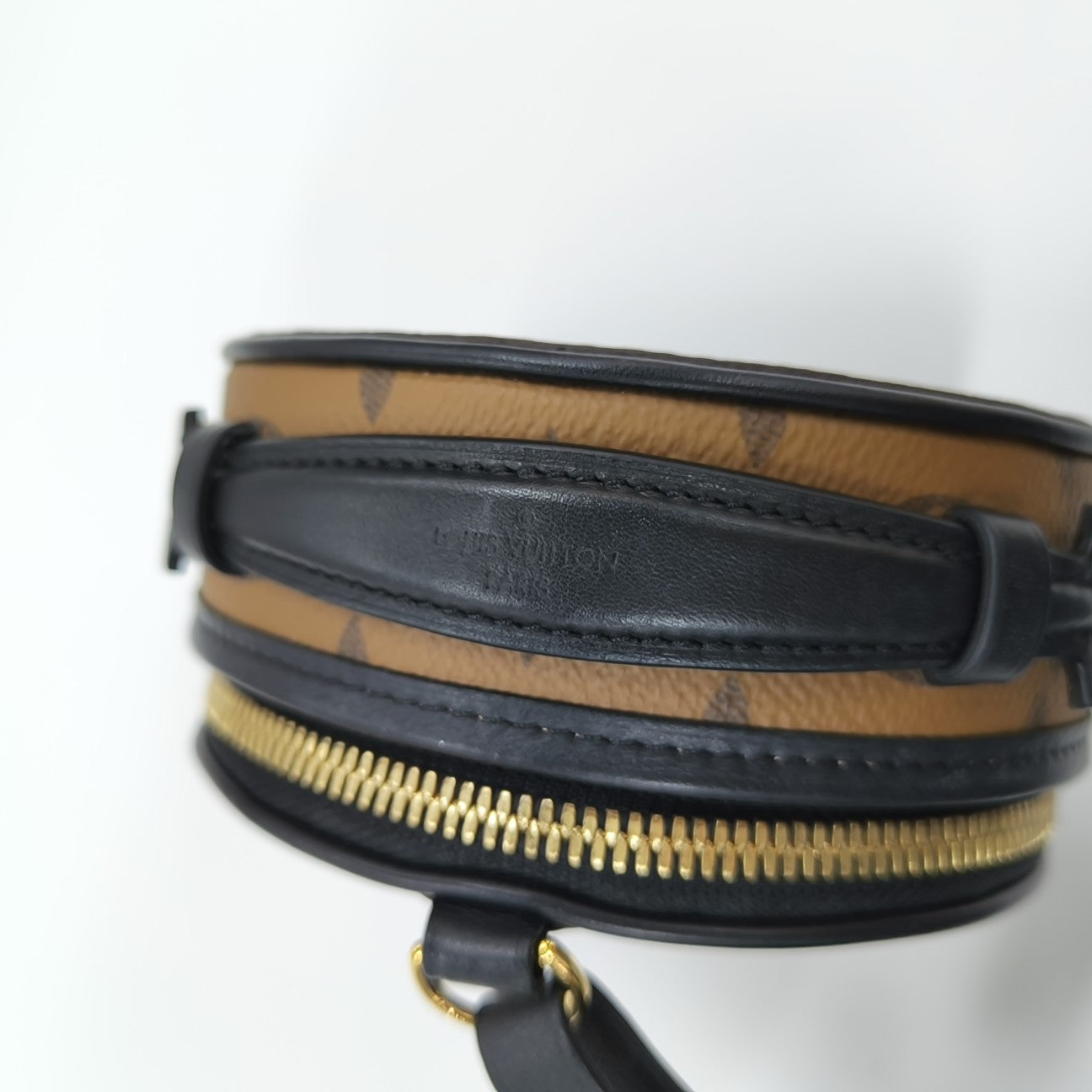 BOITE CHAPEAU Mini Monogram Coated Canvas Brown