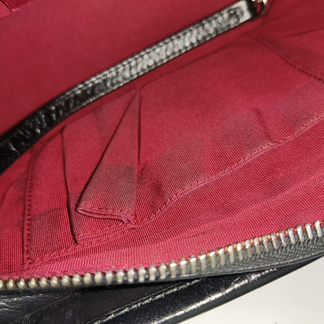 GABRIELLE Small Quilted Calfskin Black
