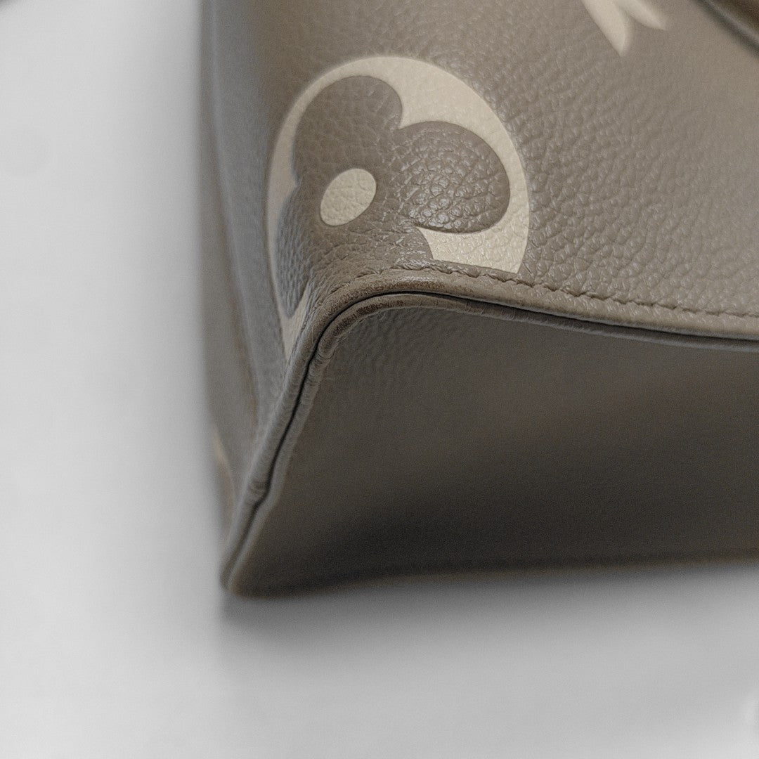 ONTHEGO PM Monogram Calfskin Gray