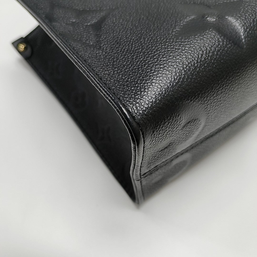 ONTHEGO PM Monogram Calfskin Black