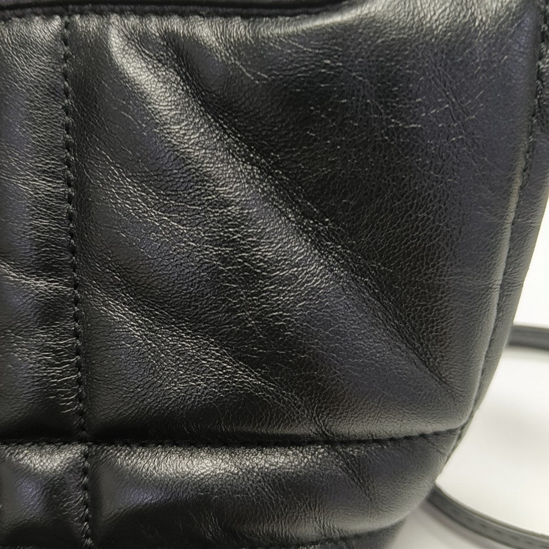Lola Small Quilted Lambskin Black