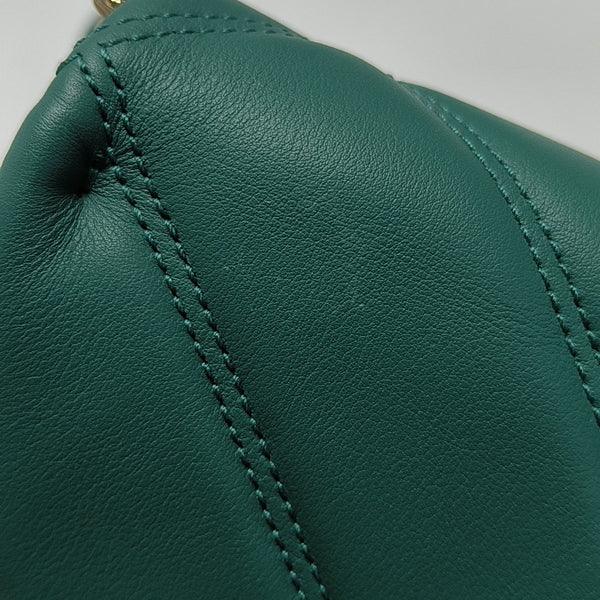 SERPENTI CABOCHON Quilted Calfskin Green