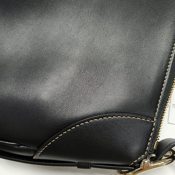 GG Emblem Medium Calfskin Black