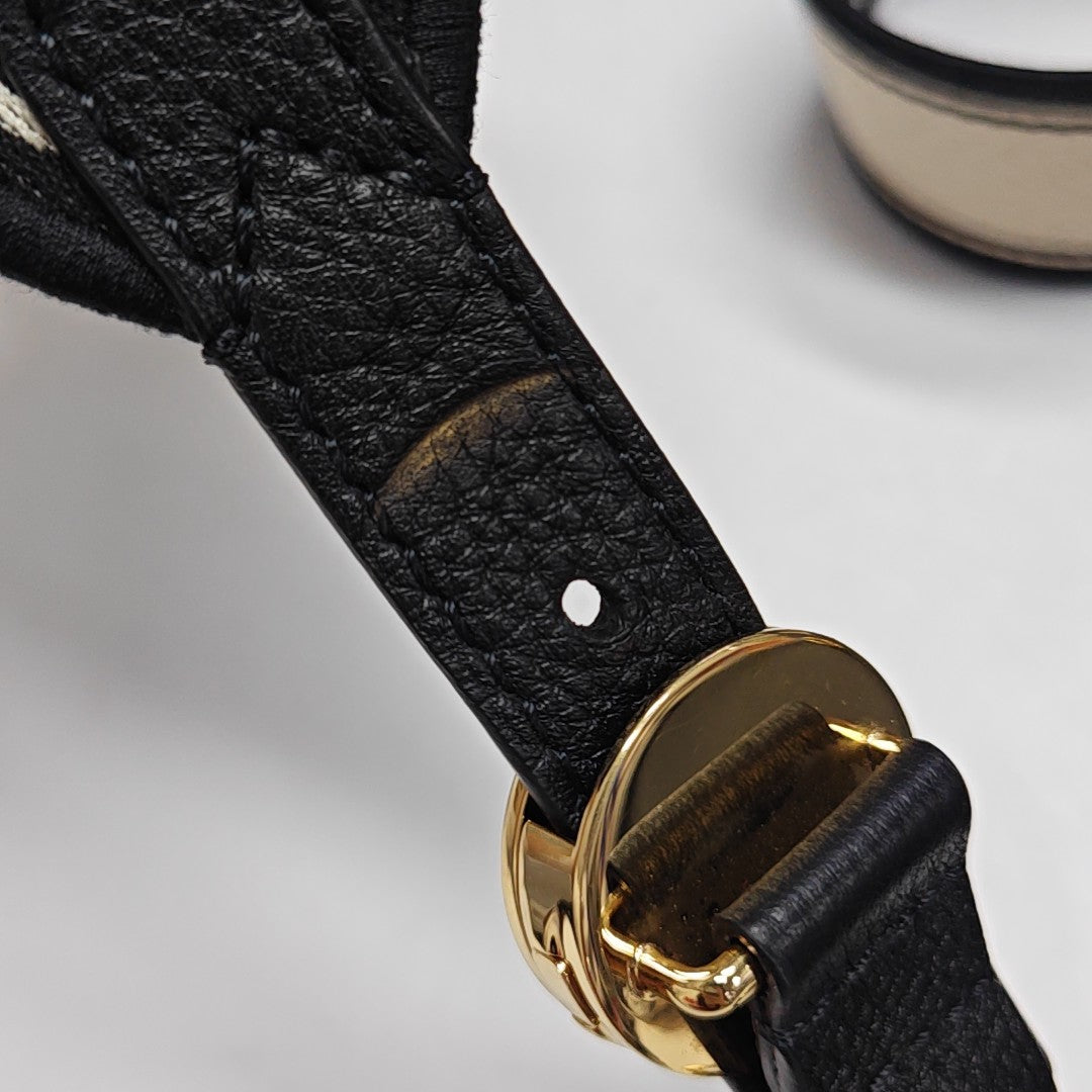 PONT 9 PM Calfskin Black